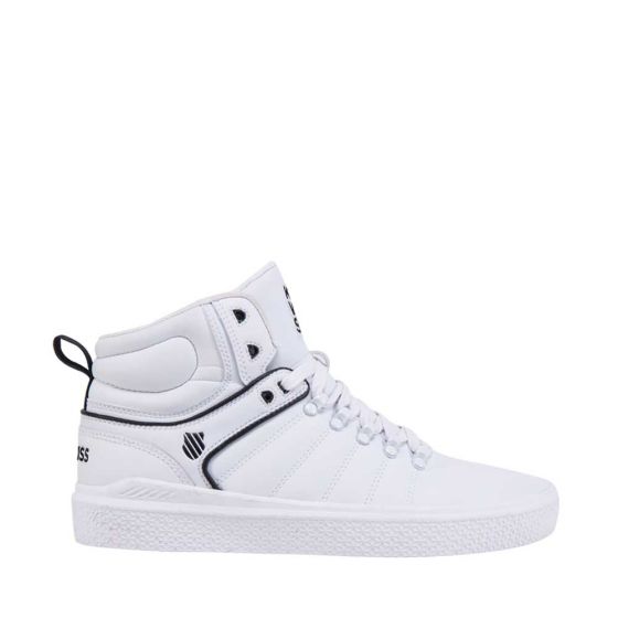 TENIS CASUAL TIPO BOTA K-SWISS KING 7101 ~ CABALLERO Blanco LIFESTYLE