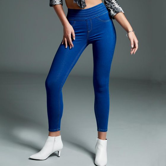 JEGGINGS CASUAL SEVEN ELEVEN 3059 ~ DAMA Azul