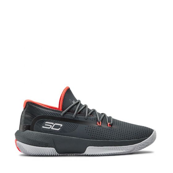 TENIS DEPORTIVO PARA BASKETBALL UNDER ARMOUR UA SC 3ZER0 III 4810 ~ CABALLERO Gris