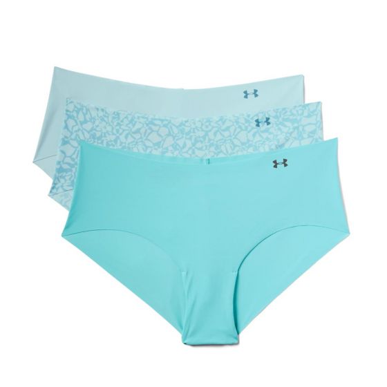 PANTALETA UNDER ARMOUR PS HIPSTER 3PACK PRINT 9462 ~ DAMA Azul