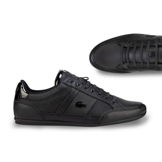  Lacoste Zapatillas deportivas para hombre, Negro - : Ropa,  Zapatos y Joyería