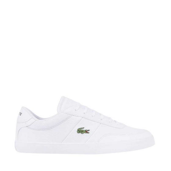 TENIS CASUAL LACOSTE COURT-MASTER 120 5 CMA WHT/WHT 121G ~ CABALLERO Blanco CLASSIC
