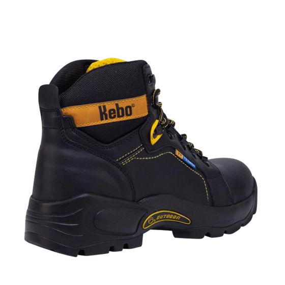 Botas Industriales de Seguridad Negras Hombre Kebo 5040