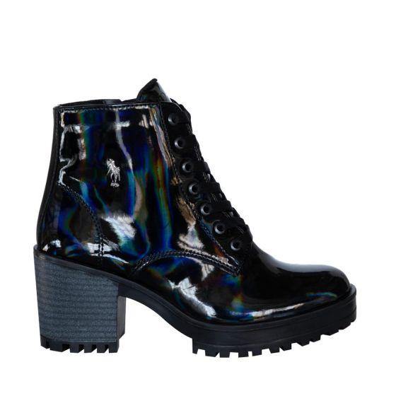 Botas Militares Negro Unisex Hpc Polo 0805 - Conceptos