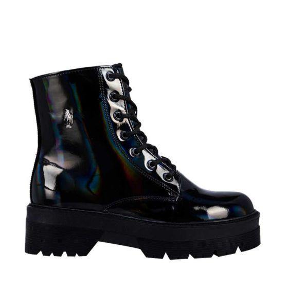 Botas Militares Negros para Mujer Hpc Polo 9002 - Conceptos