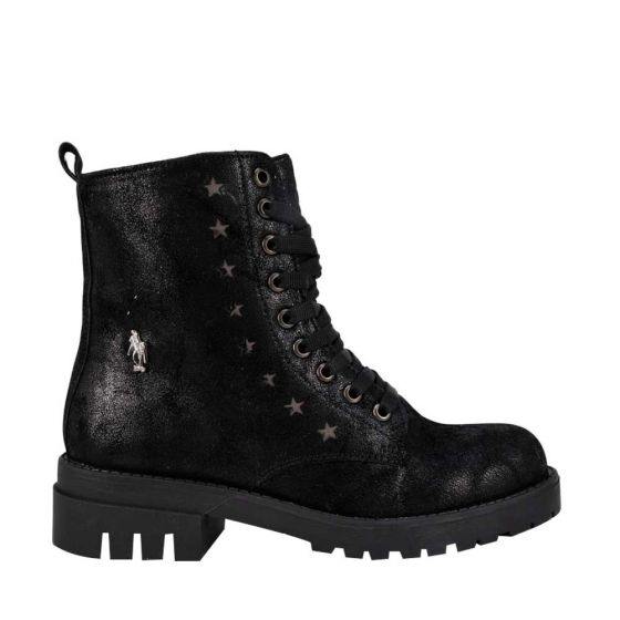 Botas Militares Negro Unisex Hpc Polo 1910 - Conceptos