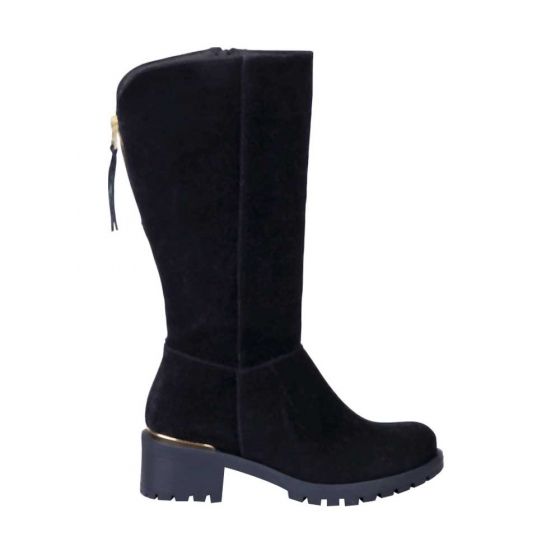 Vintage Black Rocker Boots Woman Tierra Bendita 7760