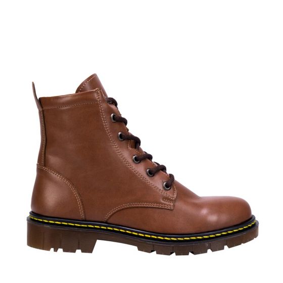 Botas Militares Cafés Mujer Kebo 3030