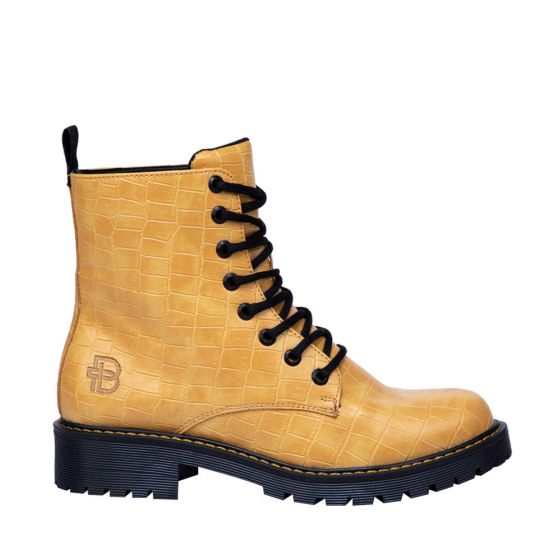 Botas Militares Amarillas Mujer Belinda Peregrin 4872