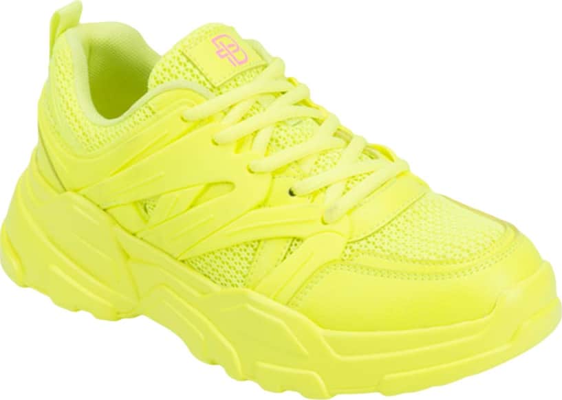 Tenis Amarillo Neon Tenis Casual Urbano Dama Amarillo Belinda