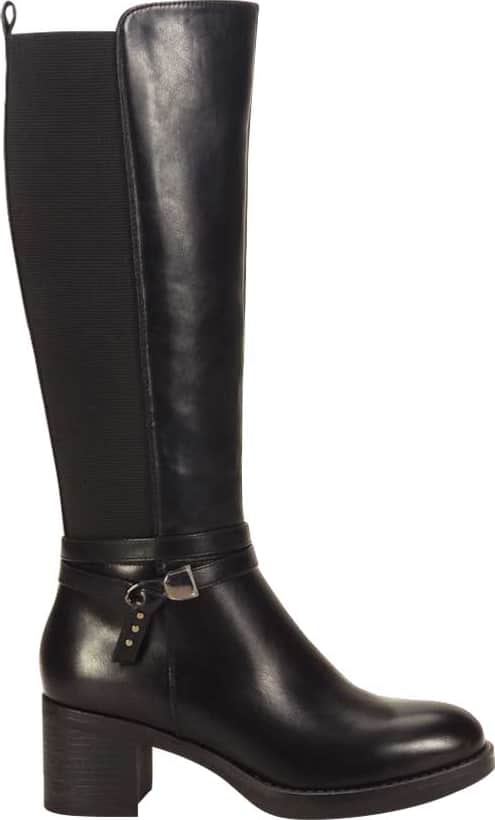 Bota Montar Pu Tubo Con Elástico