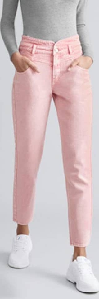 Jeans Baggy Cintura Super Alta