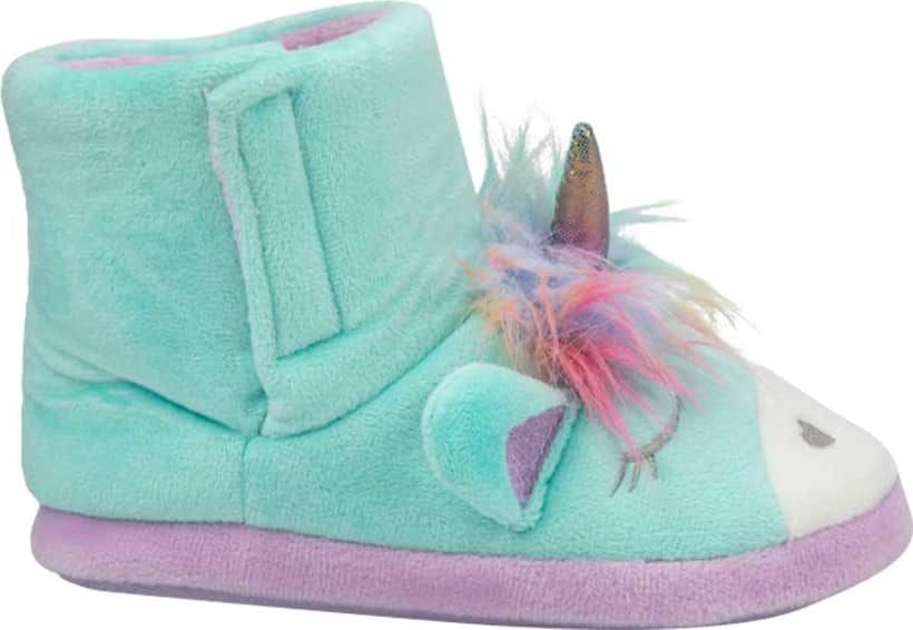 Pantufla Bota Peluche Unicornio