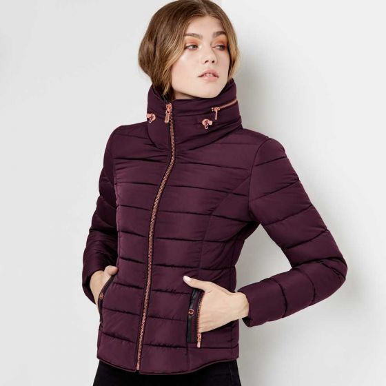 CHAMARRA CASUAL HOLLY LAND 8073 ~ DAMA Rojo