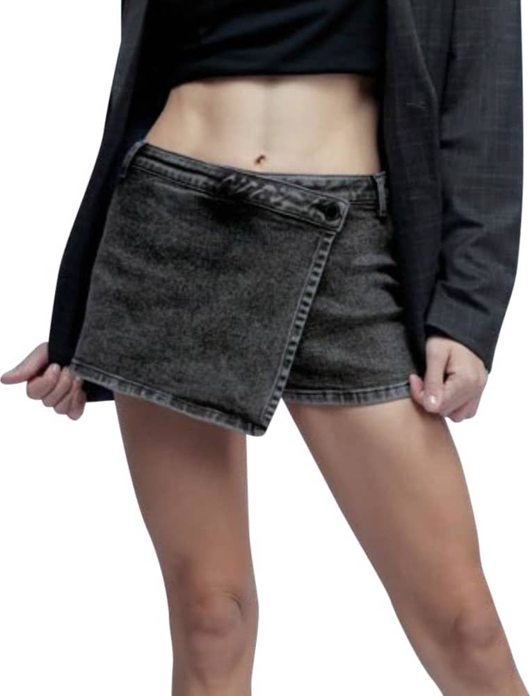 FALDA SHORT DENIM CINTURA REGULAR