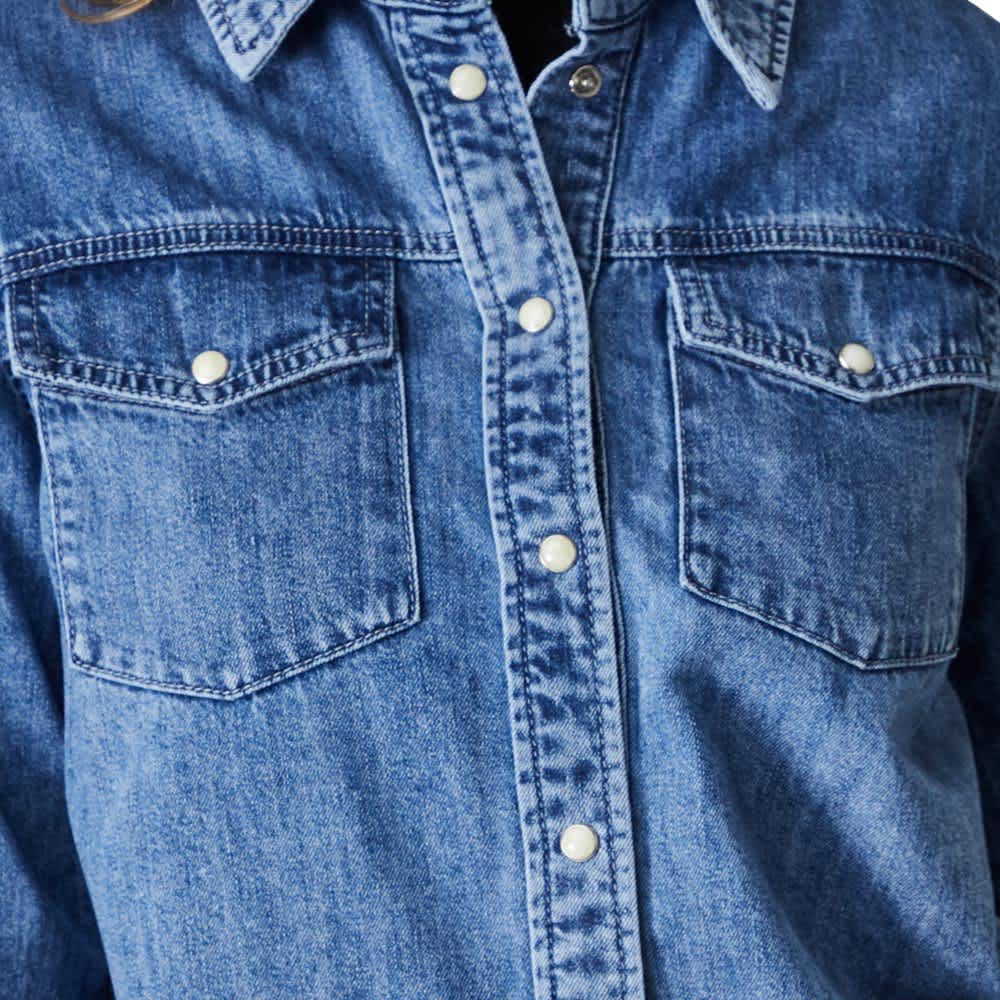 BLUSÓN DENIM MANGA LARGA