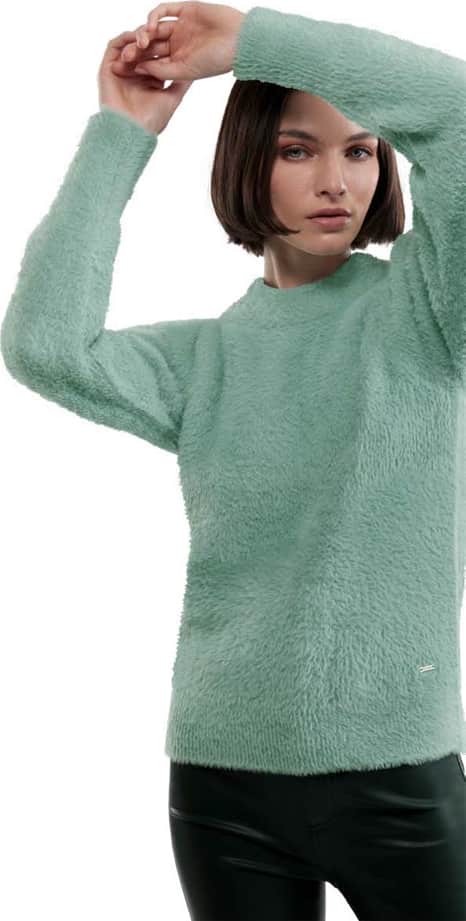 SWEATER CERRADO CUELLO REDONDO