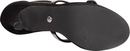 SANDALIA TACÓN PLATAFORMA  BRILLOS