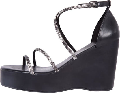 SANDALIA PLATAFORMA Y BRILLOS