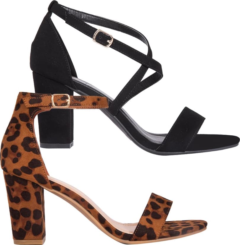 KIT SANDALIA TACÓN CUADRADO