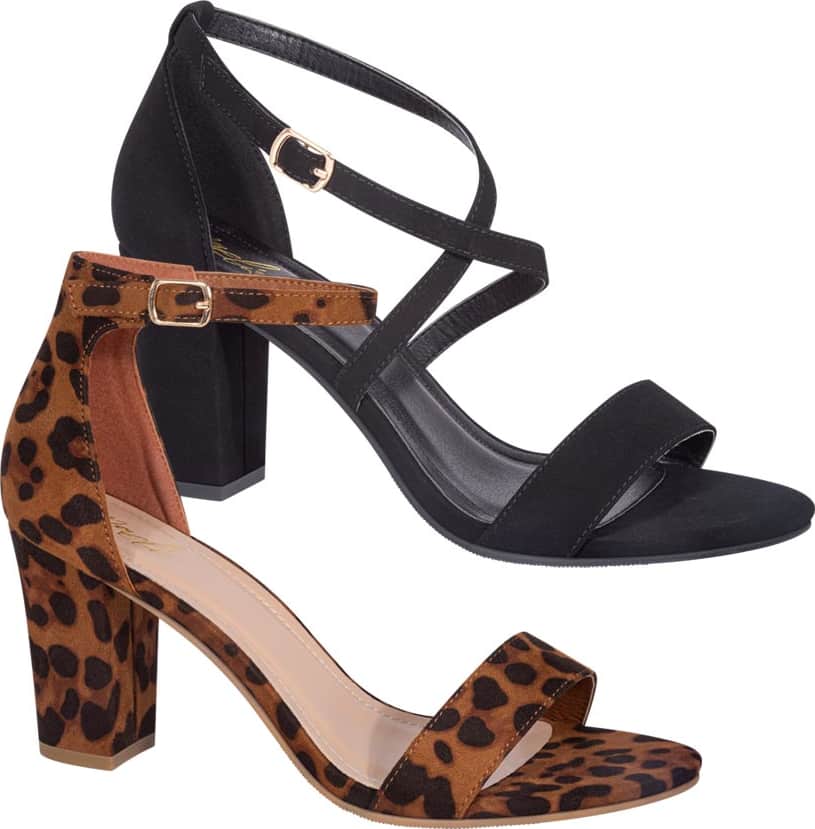 KIT SANDALIA TACÓN CUADRADO