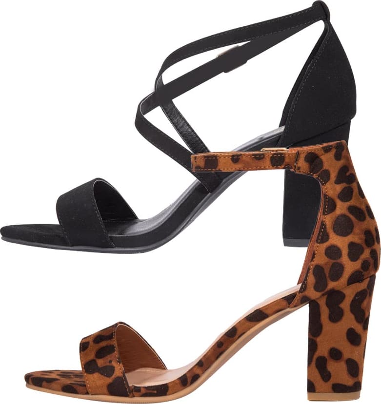 KIT SANDALIA TACÓN CUADRADO