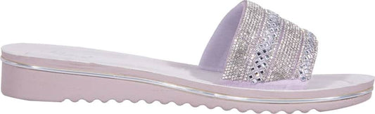 SANDALIA PLANA CON PIEDRAS