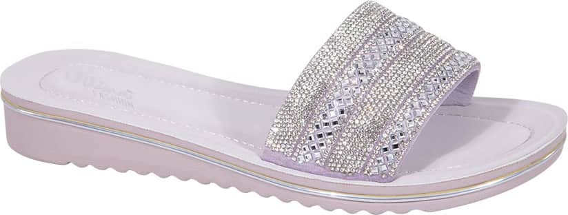 SANDALIA PLANA CON PIEDRAS