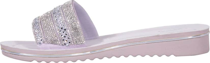 SANDALIA PLANA CON PIEDRAS