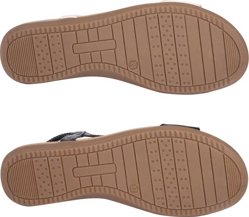 KIT SANDALIA PLANA CON PIEDRAS