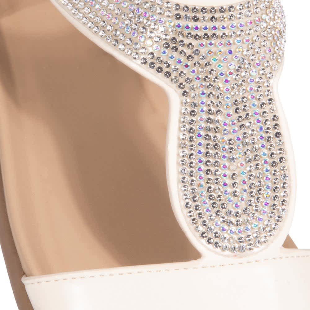 KIT SANDALIA PLANA CON PIEDRAS