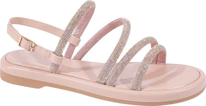 SANDALIA PLANA CON PIEDRAS