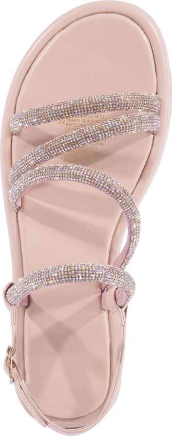 SANDALIA PLANA CON PIEDRAS