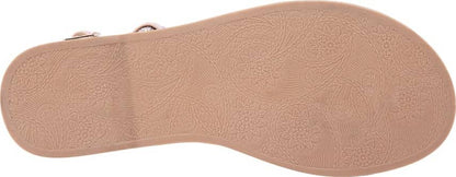 SANDALIA PLANA CON PIEDRAS