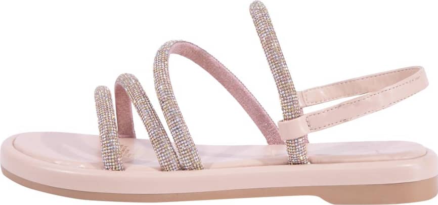 SANDALIA PLANA CON PIEDRAS