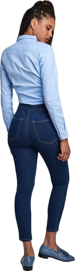 JEANS SKINNY CINTURA SUPERALTA