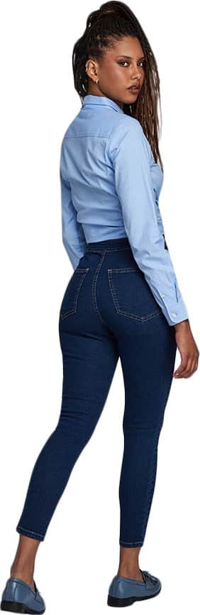 JEANS SKINNY CINTURA SUPERALTA