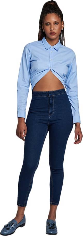 JEANS SKINNY CINTURA SUPERALTA