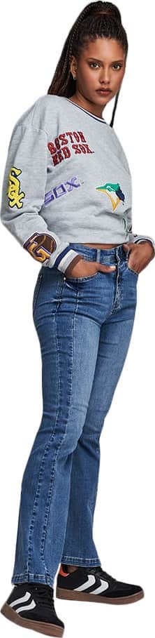 JEANS ACAMPANADOS CINTURA ALTA