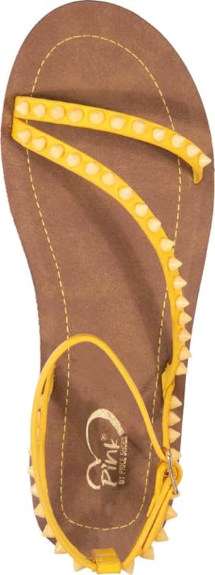 SANDALIA PLANA CON ESTOPEROLES