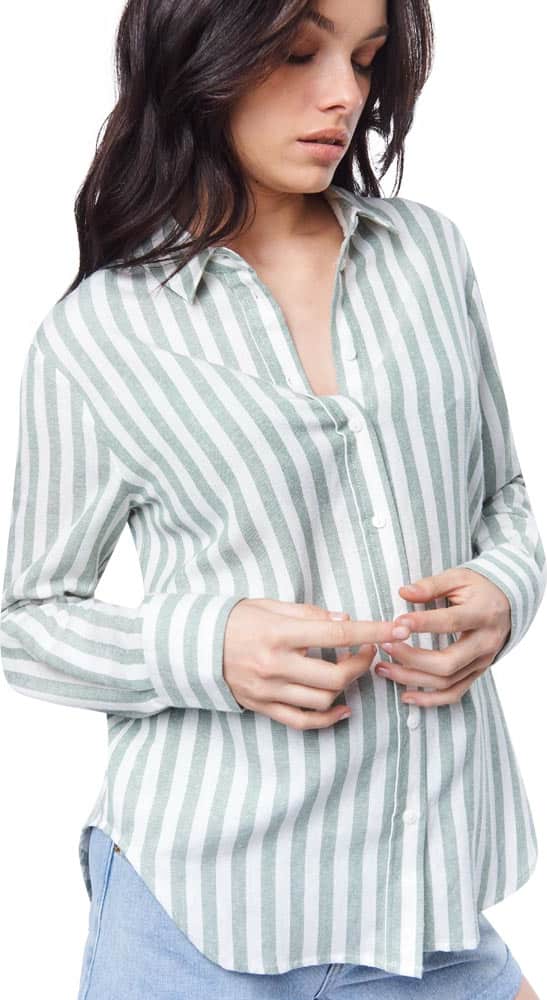 BLUSA CAMISERA DE LINO