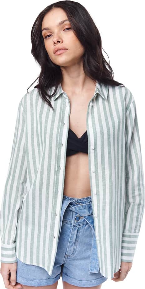 BLUSA CAMISERA DE LINO