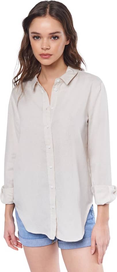 BLUSA CAMISERA DE LINO