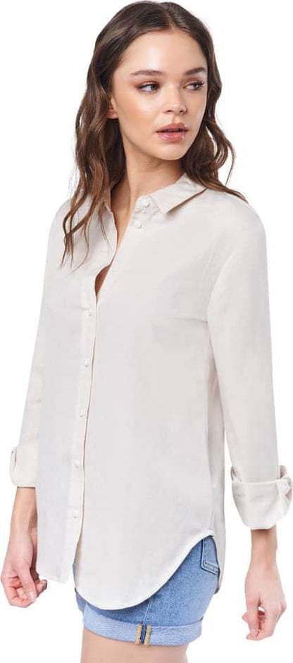 BLUSA CAMISERA DE LINO