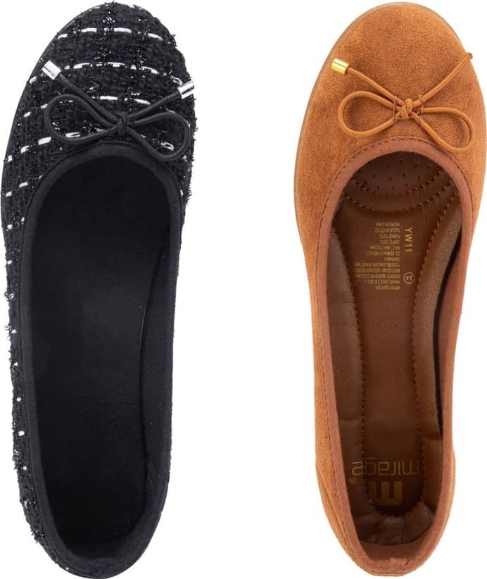 TRIPACK BALLERINAS CONFORT