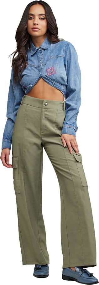 PANTALÓN RECTO CINTURA ALTA