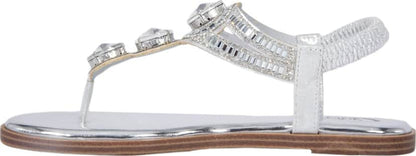 SANDALIA PLANA CON PIEDRAS