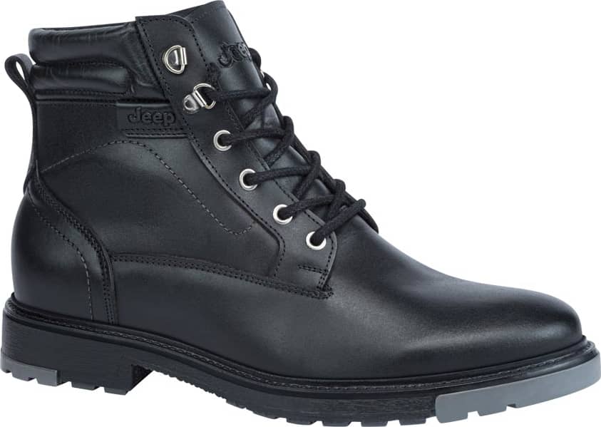 Botines caballero negro piel Jeep modelo 950