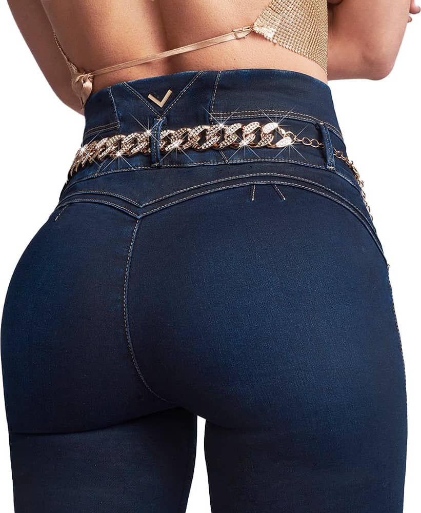 JEANS PUSH UP CINTURA ALTA