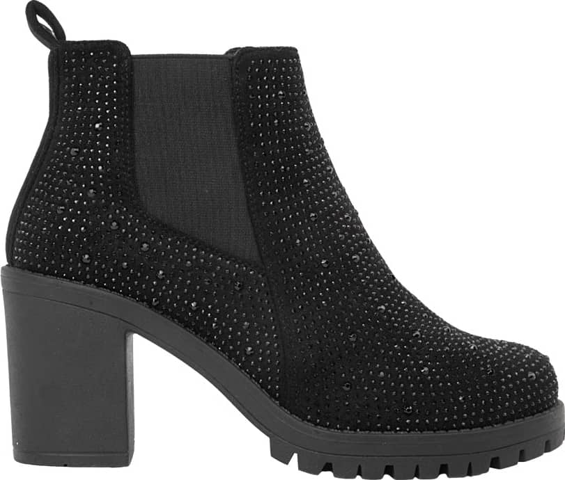 BOTA CON PEDRERÍA SUELA TRACK